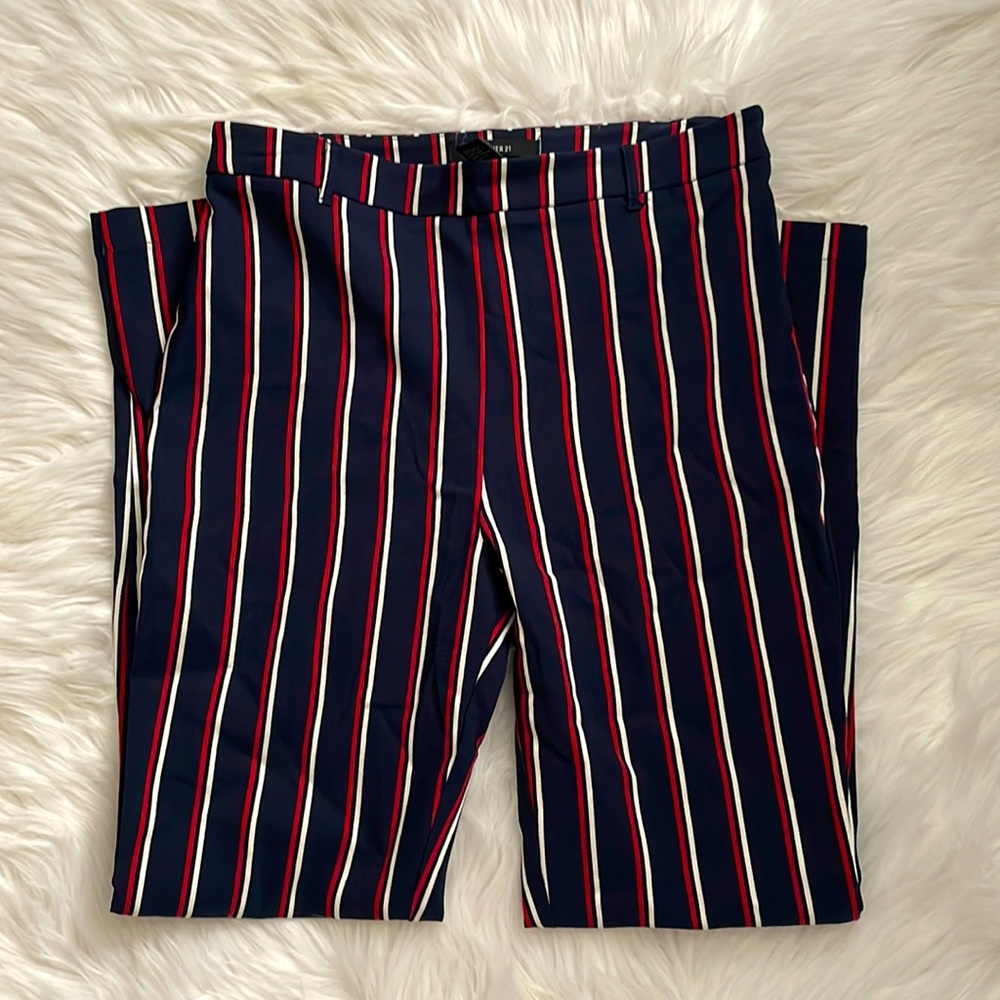 Business casual striped slack